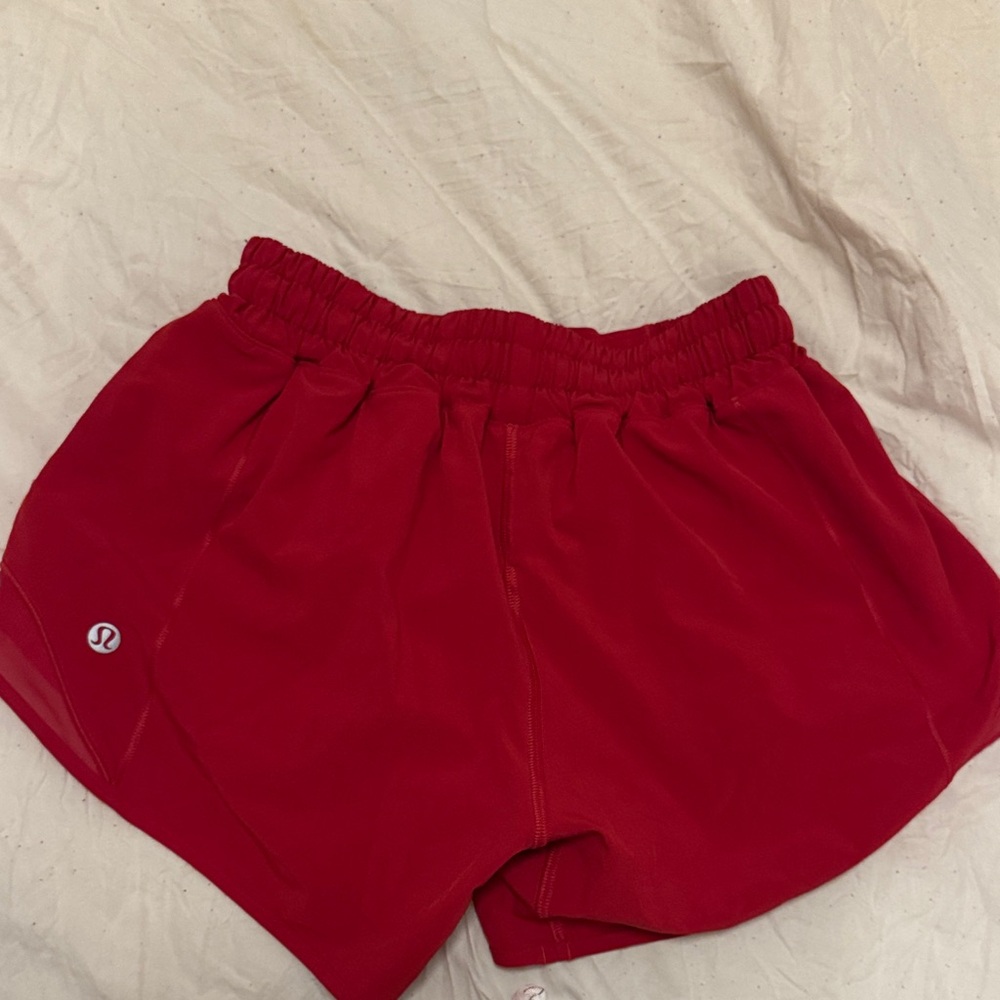 lululemon athletica Women's Bold Red Athletic Shorts
